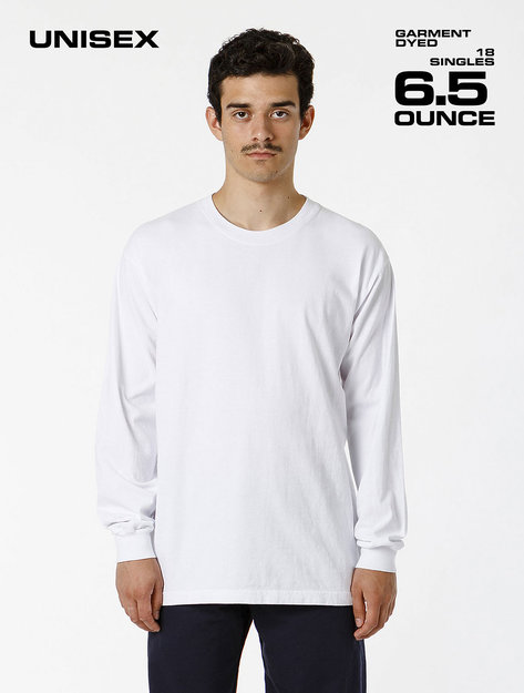 L/S Garment Dye Crewneck 6.5oz